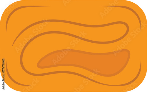 Vector illustration of a soap on transparent background