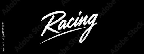 Racing Speed Decal Font Vector Bold Sport Typography Letters Download it in high resolution format and print in any size	