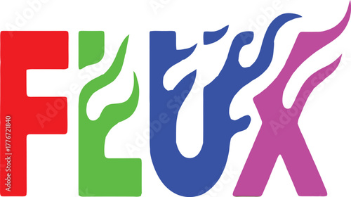 Colorful 3D splash man symbol illustration