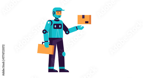 Automated Futuristic Delivery Services Using Advanced Artificial Intelligence Technology