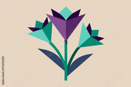 Geometric floral arrangement