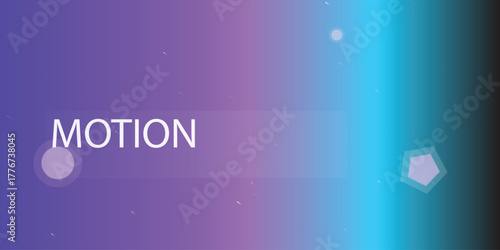 Purple teal gradient abstract motion blur banner