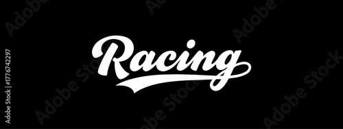Racing Speed Stickers Font Vector Bold Sport Typography Letters Download it in high resolution format and print in any size