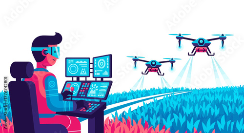 Drone Controller Using Advanced Technology Monitoring Aerial Vehicles Flight Paths and Data