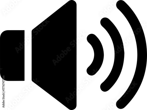 Speaker Icon isolated, PNG 