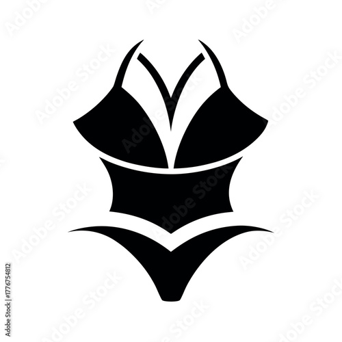 Swimwear Silhouette Vector Illustration