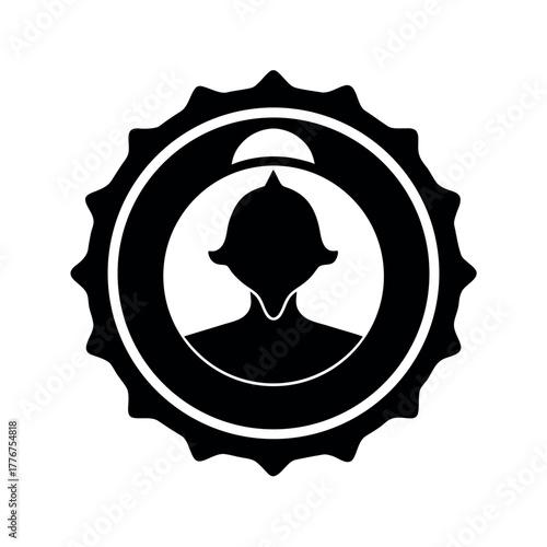 Stamp Silhouette Vector Art