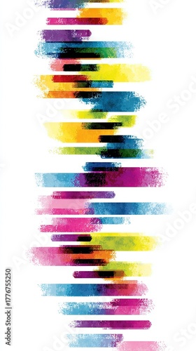 genetics and genome project concept with a DNA strand