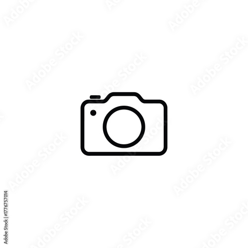 Simple Camera Monoline Icon