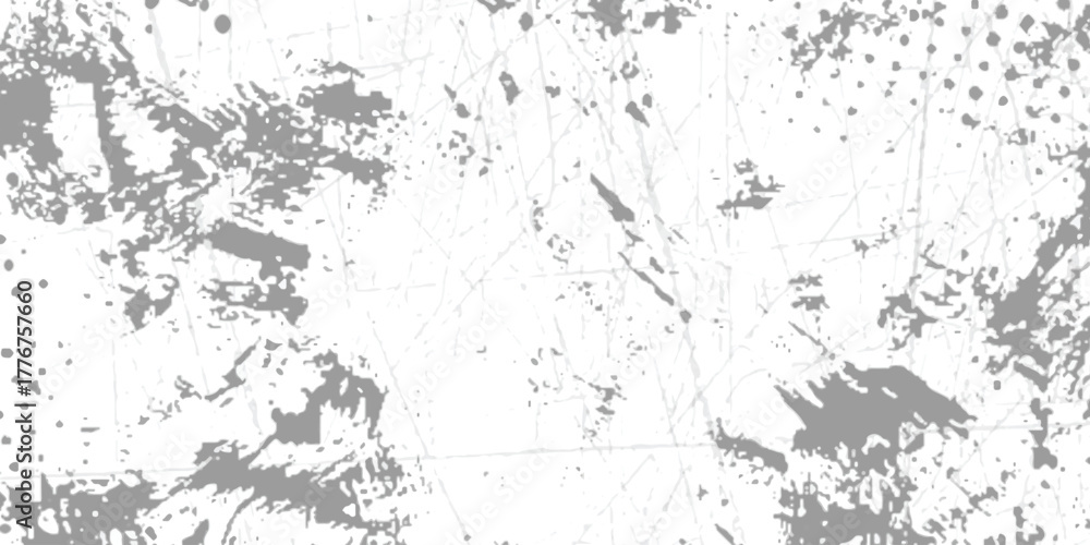 Obraz premium Grayscale abstract grunge texture with splatters and scratches