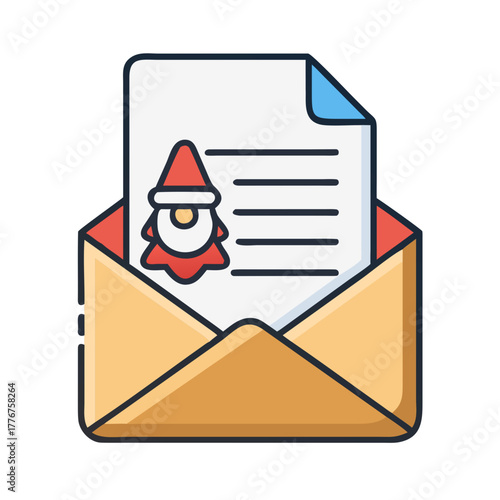 letter to santa, santa mail, christmas letter, holiday message, festive envelope, santa claus mail, north pole mail, christmas communication, seasonal mail icon, holiday correspondence, santa wishlist