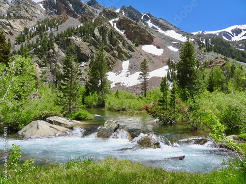 river in the mountains
