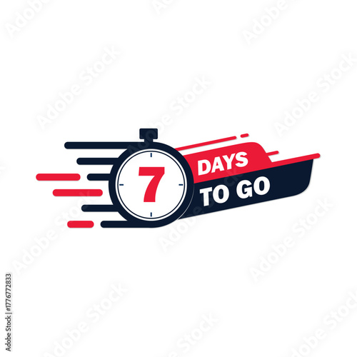 Countdown Timer Seven Days To Go Promotion