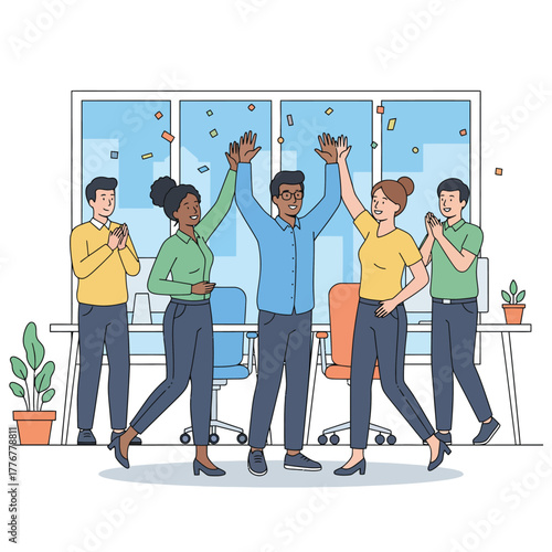 group of business people