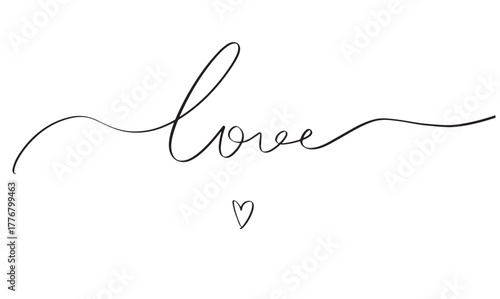 Love heart shape text font calligraphy hand written lettering script black color object love heart love heart wedding 14 fourteen day date february month happy valentine day romantic love heart banner