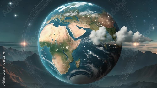 Extensive and Interconnected Worldwide System for Voyaging and Transportation Linking Various Destinations Across the