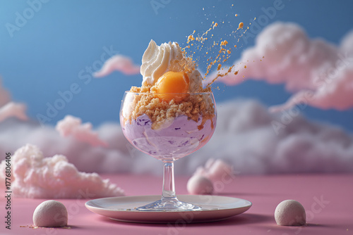 Ice cream dessert generative AI