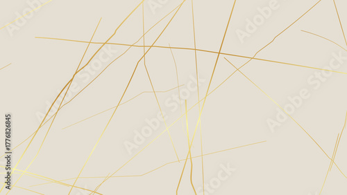 Gold Kintsugi crack pattern on whitish background