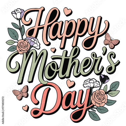 Collection of nine colorful houses in a flat vector illustration