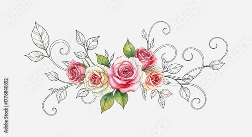 Adbs vict 0000 310 banner advertisement design featuring abstract shapes and curves in rgb color