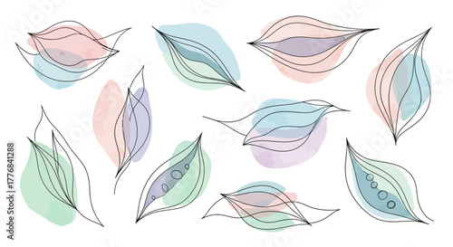 Modern rgb banner advertisement design with abstract geometric elements and subtle curves for promotional use