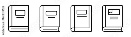 Illustration of books book spines standing in a row knowledge library education reading study vector