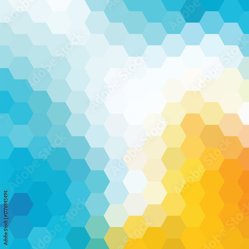 abstract geometric shapes. vector background. colored hexagons. Eps 10