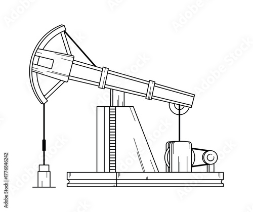 Industrial drilling rig energy machine
