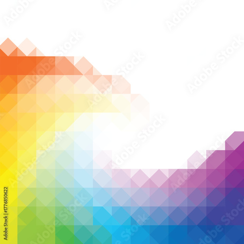 Vector geometric background. polygonal style. color illustration. eps 10