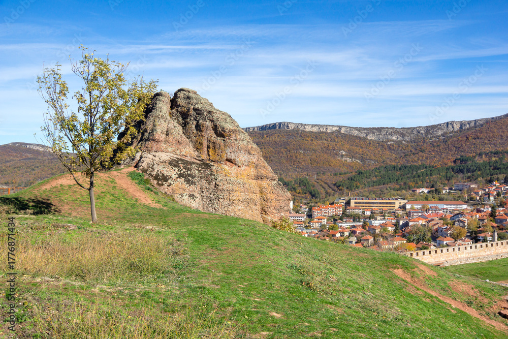 Fototapeta premium Autumn view of Belogradchik Rocks, Bulgaria