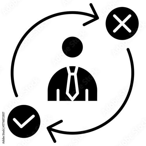 Partnership Glyph Icon