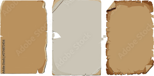 Vintage Paper Textures Aged, Torn, and Burned for a Nostalgic Design Aesthetic