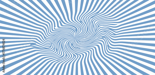 An Abstract Swirling Pattern of Blue and White Lines Creates a Mesmerizing and Dynamic Visual Effect