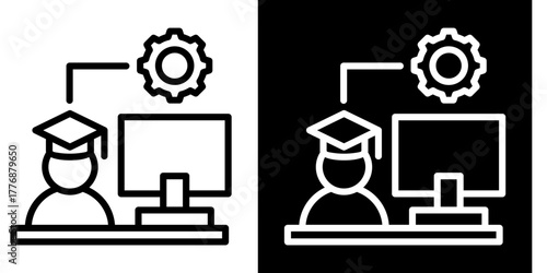 Trainee Portal  Icon Set White Style Collection
