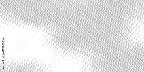 Abstract white and gray color background with halftone effect, dot pattern. grey; web; white; template; minimal;