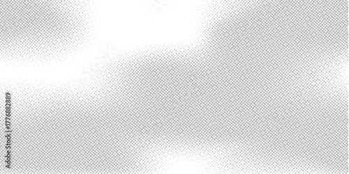 Abstract white and gray color background with halftone effect, dot pattern. grey; web; white; template; minimal;
