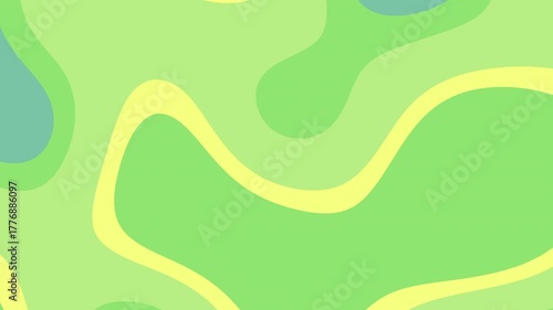 Abstract design with a captivating green and yellow tint gradient