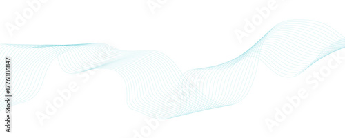 Abstract vector background with wavy lines