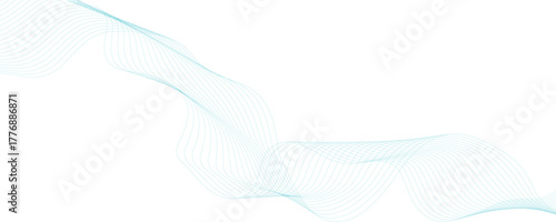 Abstract vector background with wavy lines