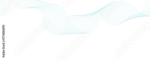 Abstract vector background with wavy lines