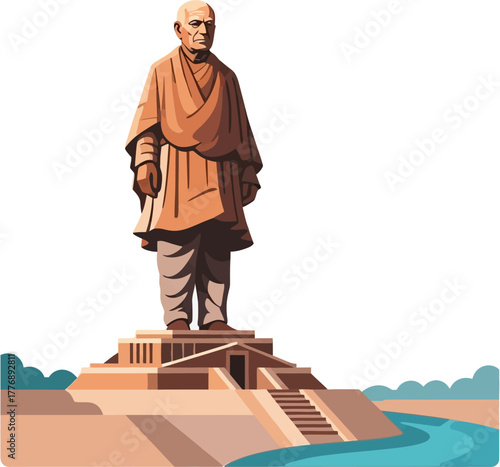 Statue of Unity Gujarat — World’s Tallest Bronze Statue Dedicated to Sardar Vallabhbhai Patel with Scenic Riverfront View