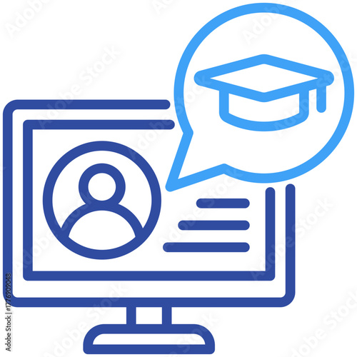 E Learning Icon