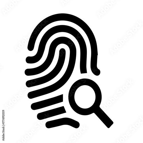 Fingerprint Search Icon