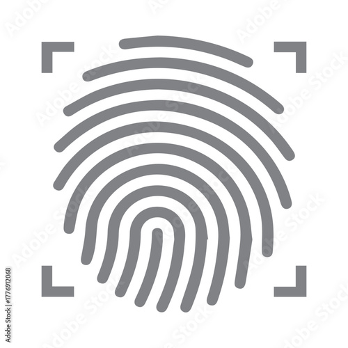 Fingerprint Scan Icon