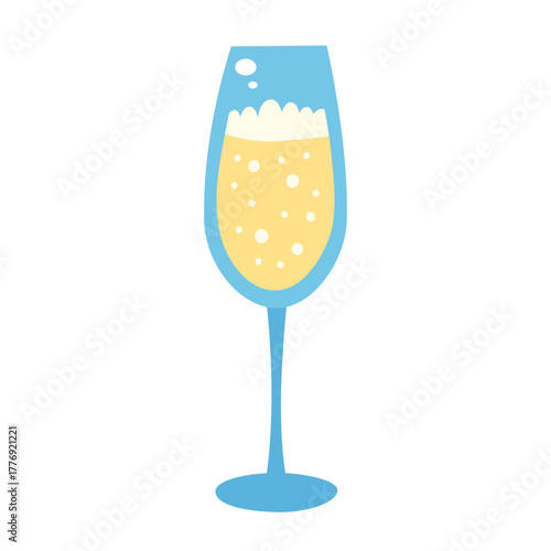Champagne or prosecco glass