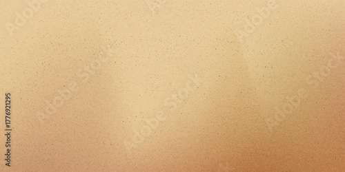 Abstract beige gradient with grain texture, light color glowing nude background. Aesthetic plain pale brown wallpaper with sandy texture. Vintage smooth noise backdrop for presentation product display