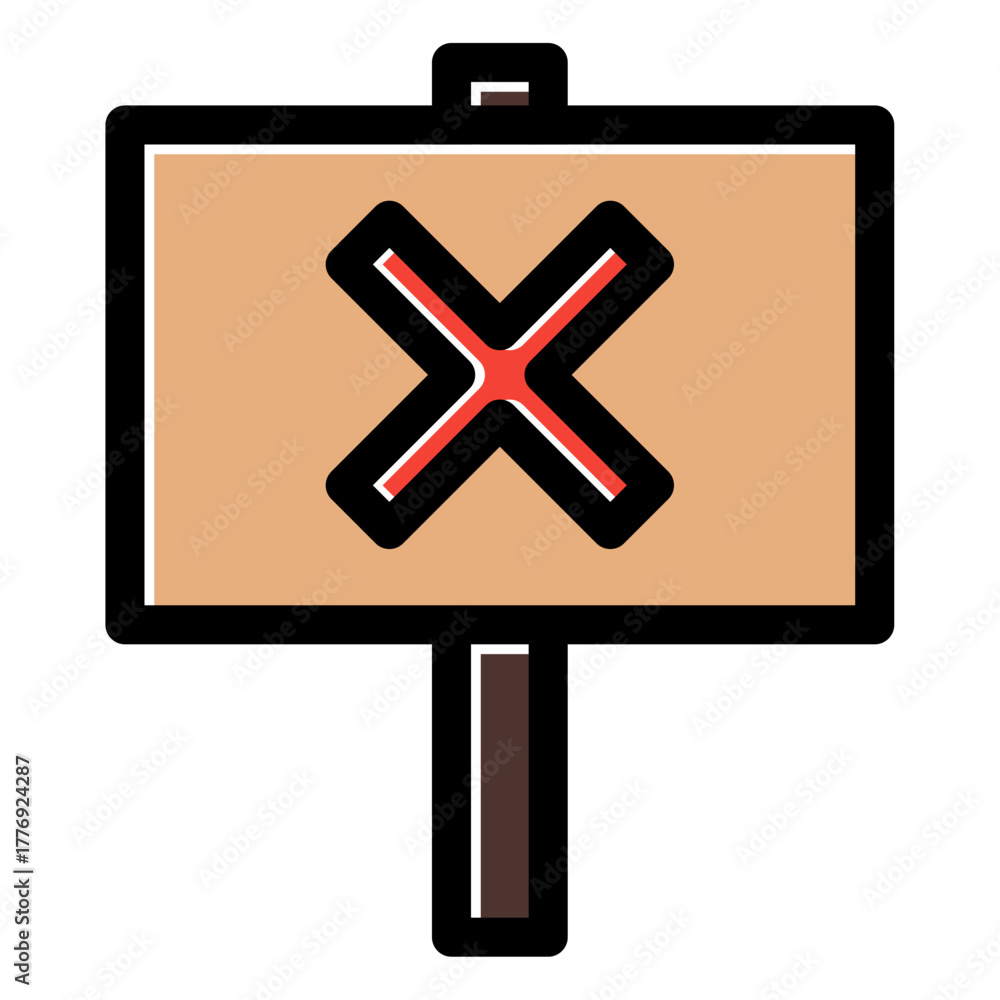 Obraz premium protest icon