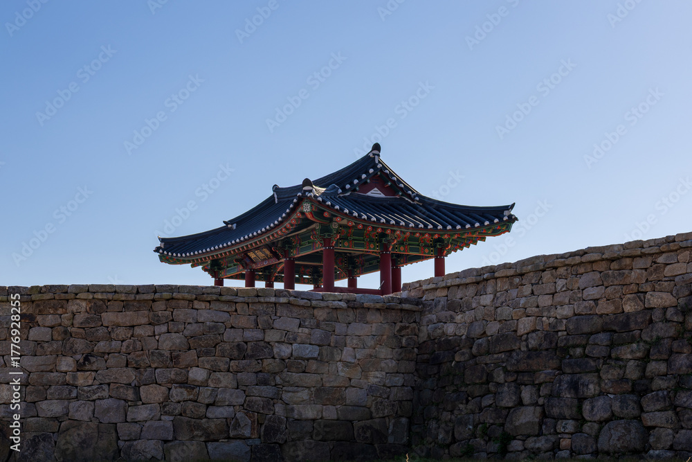 Fototapeta premium Traditional Architecture of Taean Eupseong, Korea