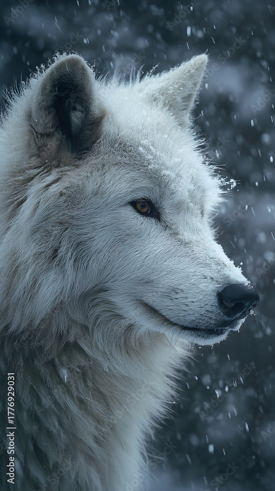 Obraz premium wolf in the snow