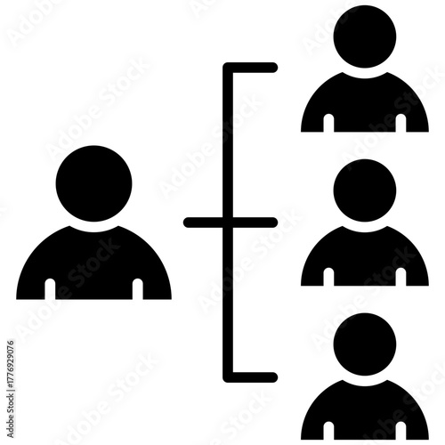 Organization Structure  Icon